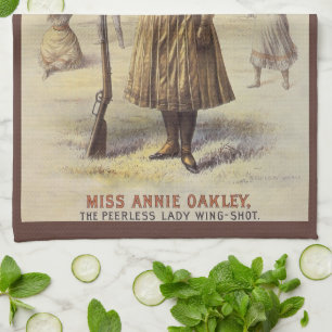 Buffalo Bill's Wild West Show with Annie Oakley Kitchen Towel