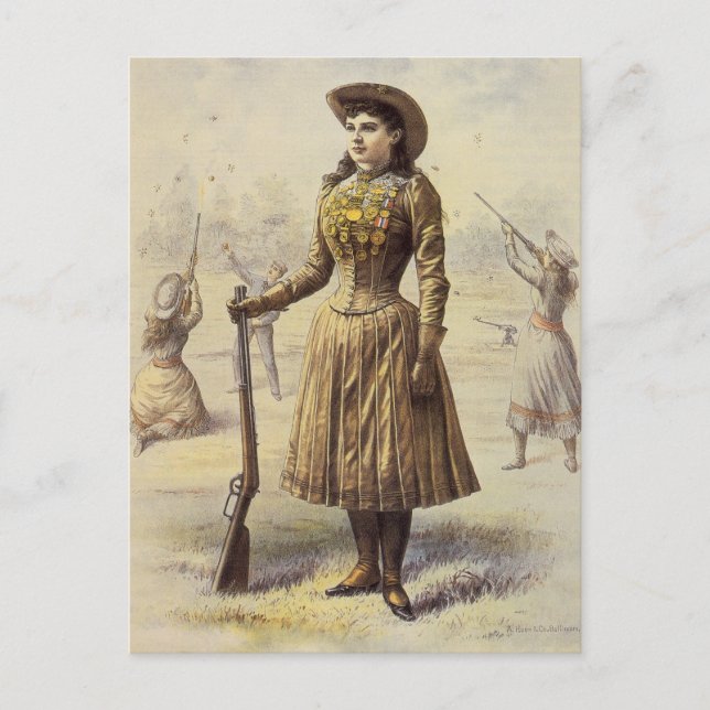 Buffalo Bill's Wild West Show with Annie Oakley Postcard (Front)