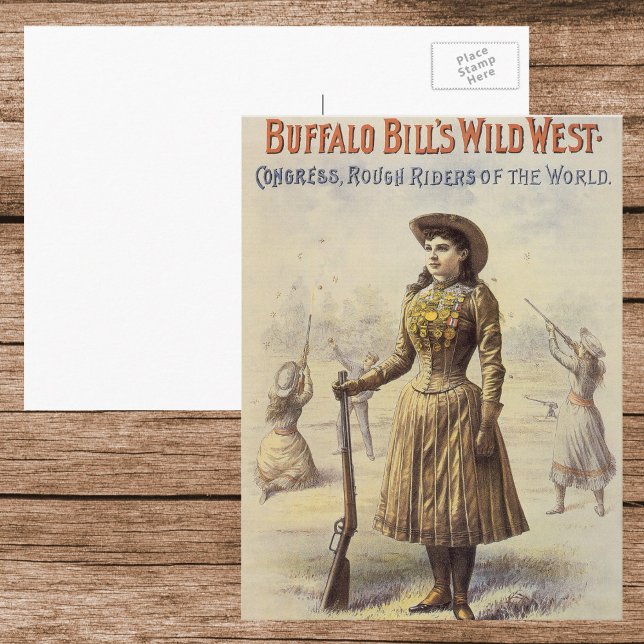 Buffalo Bill's Wild West Show with Annie Oakley Postcard (Creator Uploaded)