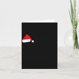 Buffalo Bison Christmas_ Buffalo In Santa Hat Card