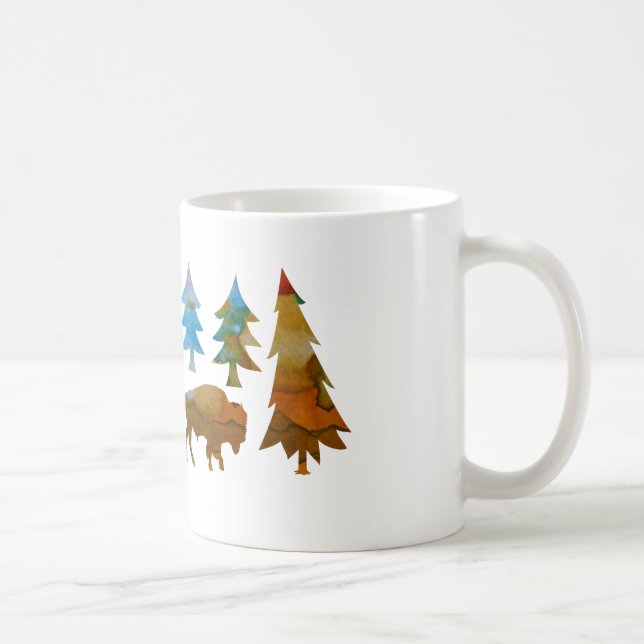 Buffalo / Bison Coffee Mug (Right)