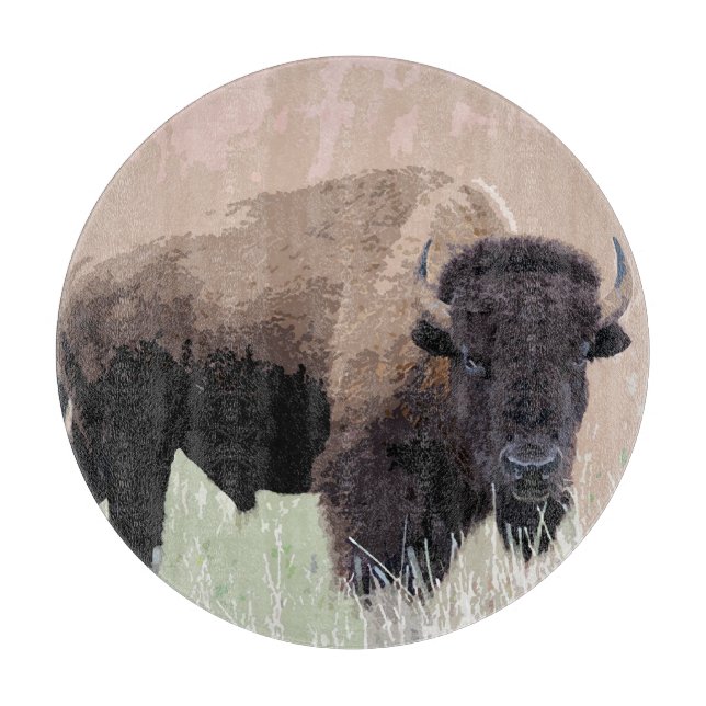 Buffalo / Bison Cutting Board (Front)