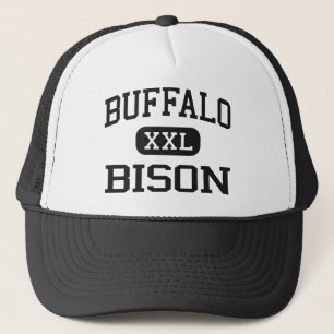 Buffalo - Bison - High School - Buffalo Wyoming Trucker Hat