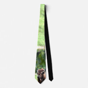 Buffalo (Bison) Kansas, Oklahoma, Wyoming Tie