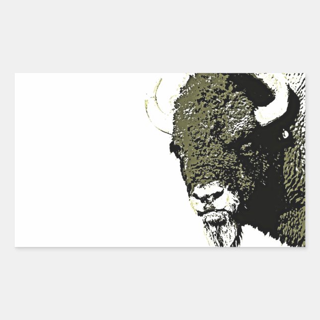 Buffalo - Bison Sticker (Front)