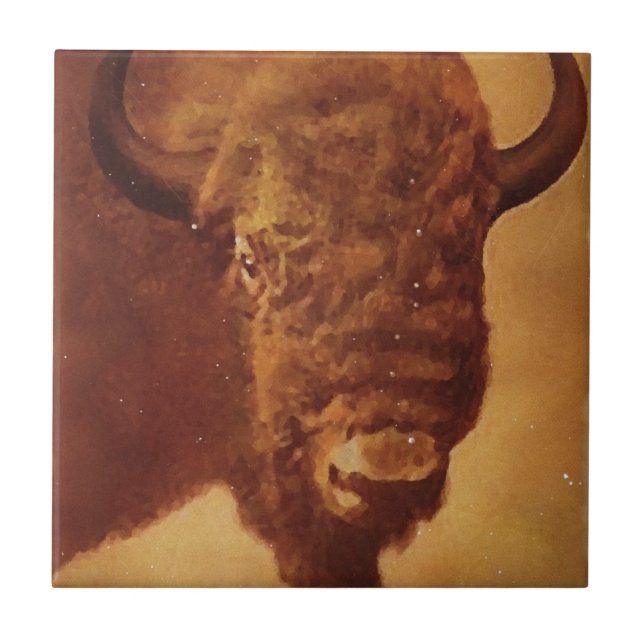 Buffalo / Bison Tile (Front)