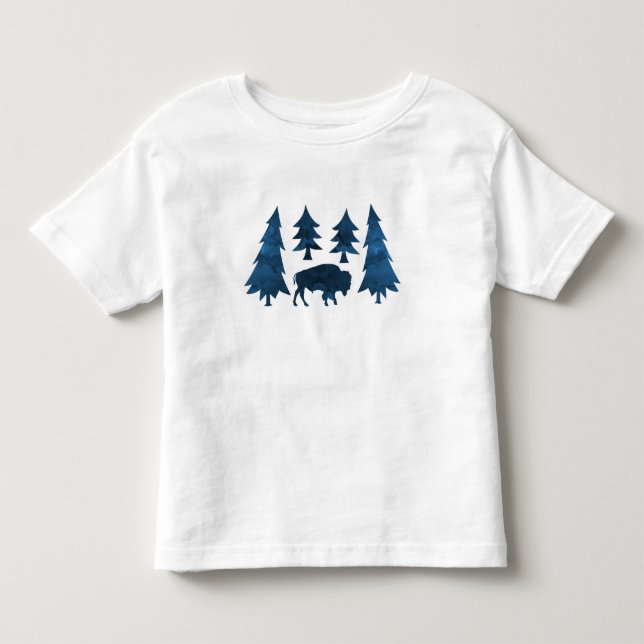Buffalo / Bison Toddler T-shirt (Front)