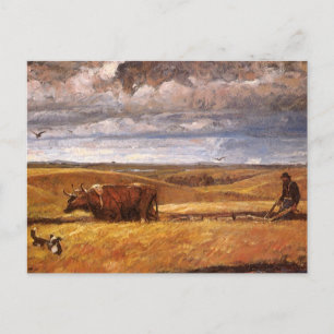 Buffalo Bones Plowed Under by Harvey Thomas Dunn Postcard