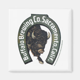 Buffalo Brewing Company, Sacramento, CA Magnet