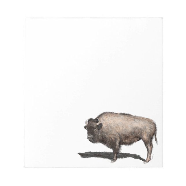 Buffalo, Bubalus Notepad (Front)