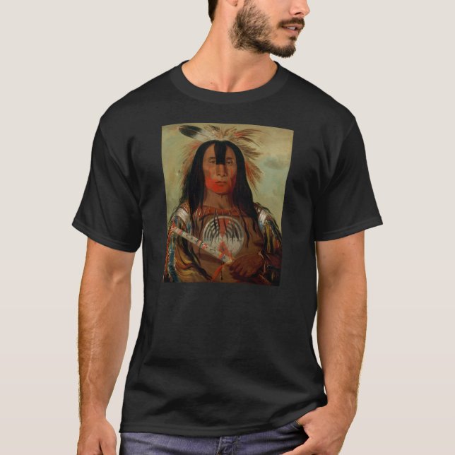 Buffalo Bull's Back Fat Head Chief Blood Tribe T-Shirt (Front)