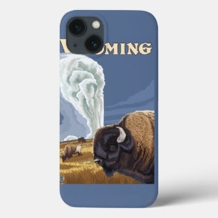 Buffalo by Old Faithful Vintage Travel Poster iPhone 13 Case