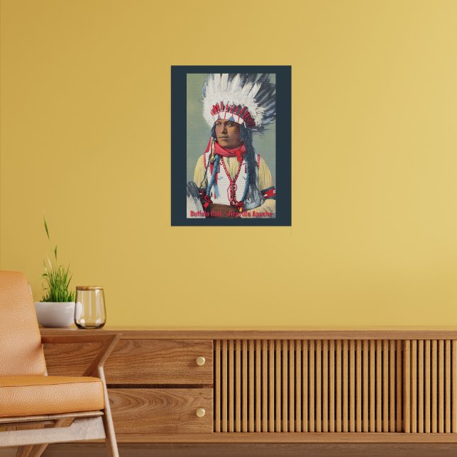Buffalo Calf Native American Poster (Living Room 2)