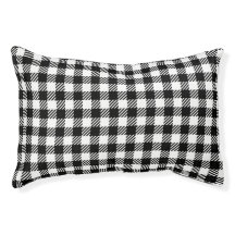 Buffalo Check Black Plaid Dog Bed