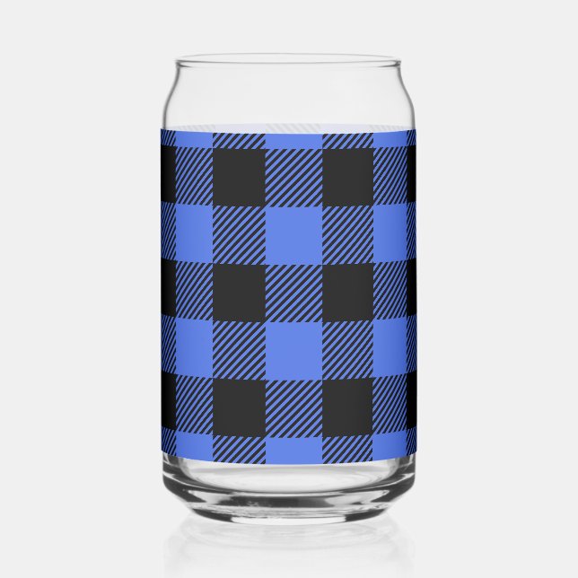 Buffalo Check Blue & Black Lumberjack Plaid Decor (Recto)