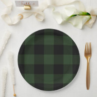 Buffalo Check Celtic Green and Black Symmetry