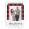 Buffalo Check Christmas Photo Card