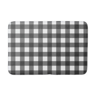 Buffalo check plaid bath matt bath mat
