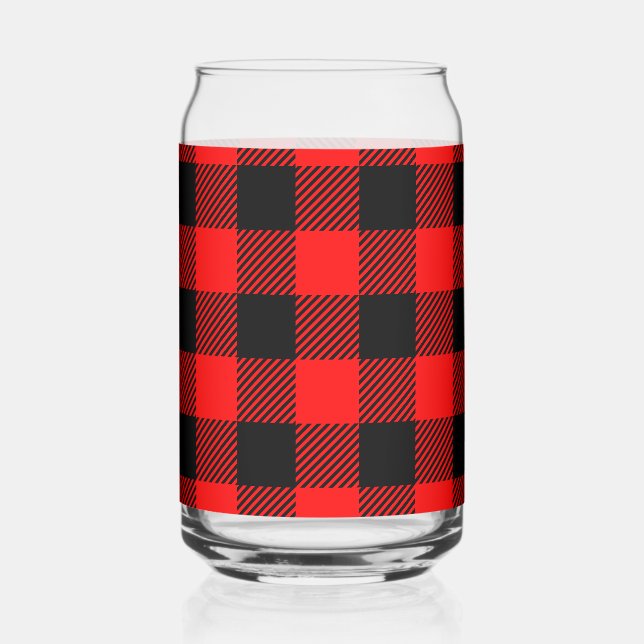 Buffalo Check Red & Black Lumberjack Plaid Decor (Recto)