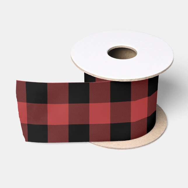 Buffalo Check, Ribbon Satin Ribbon (Spool)