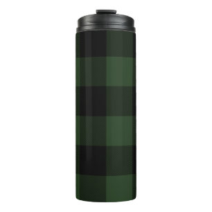 Buffalo Check Rustic Square Pattern Thermal Tumbler
