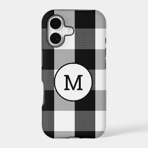 Buffalo Check with monogram