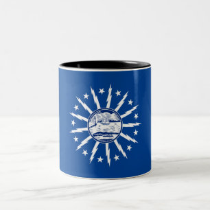 Buffalo city flag Two-Tone coffee mug