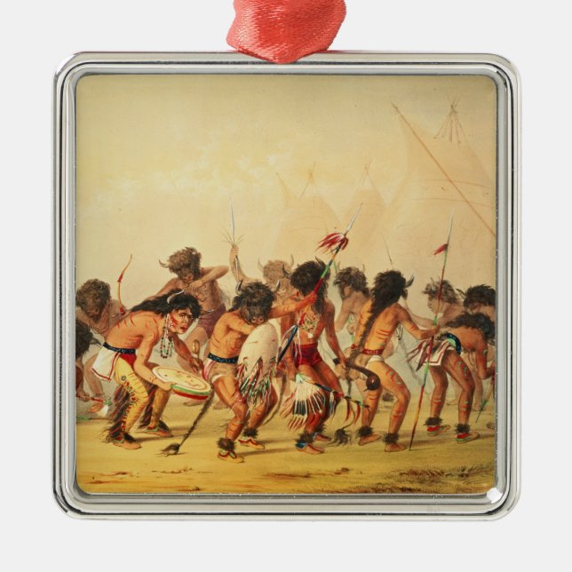 Buffalo Dance, c.1832 Metal Ornament (Front)