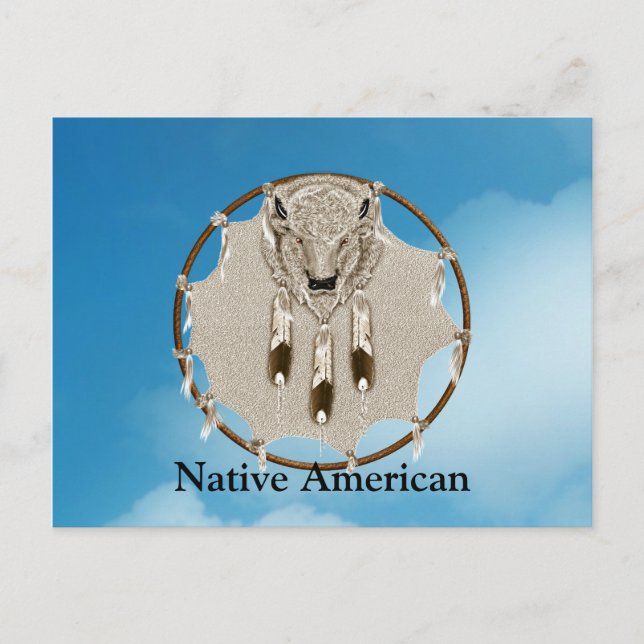 Buffalo Dreamcatcher Postcard (Front)