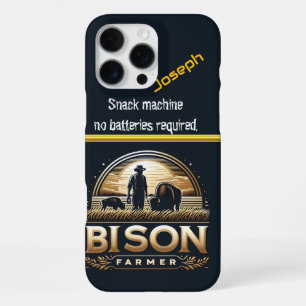 Buffalo Farmer Stands Proud iPhone 16 Pro Max Case