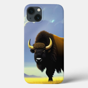 Buffalo Fields iPhone 13 Pro Slim Fit Case, Glossy Case