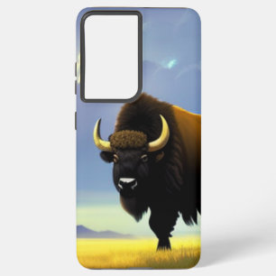 Buffalo Fields iPhone 13 Pro Slim Fit Case, Glossy Samsung Galaxy Case