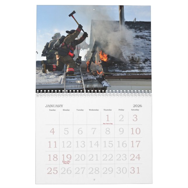 Buffalo Fire 2015 Calendar (Jan 2026)