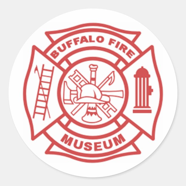 Buffalo Fire Museum sticker (Front)