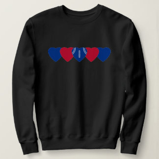 Buffalo Football Fan Design Dark Sweatshirt