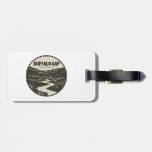 Buffalo Gap National Grassland Stream Luggage Tag