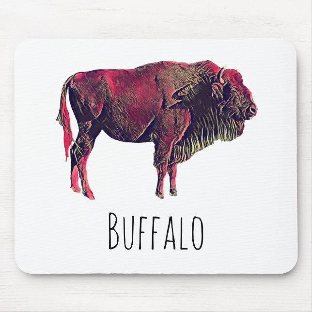 Buffalo Gift Mouse Pad (Front)