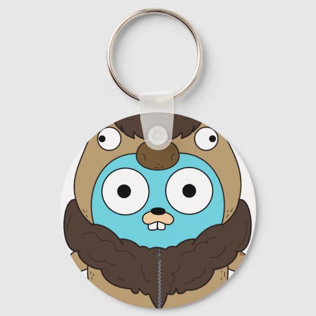 Buffalo Gopher Keychain (Front)