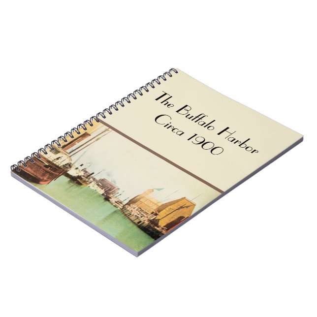 Buffalo Harbour Vintage Notebook (Left Side)