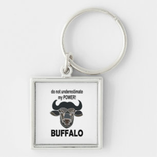 Buffalo Head Bison Animal Buffalo Keychain