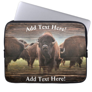 Buffalo Herd Laptop Sleeve
