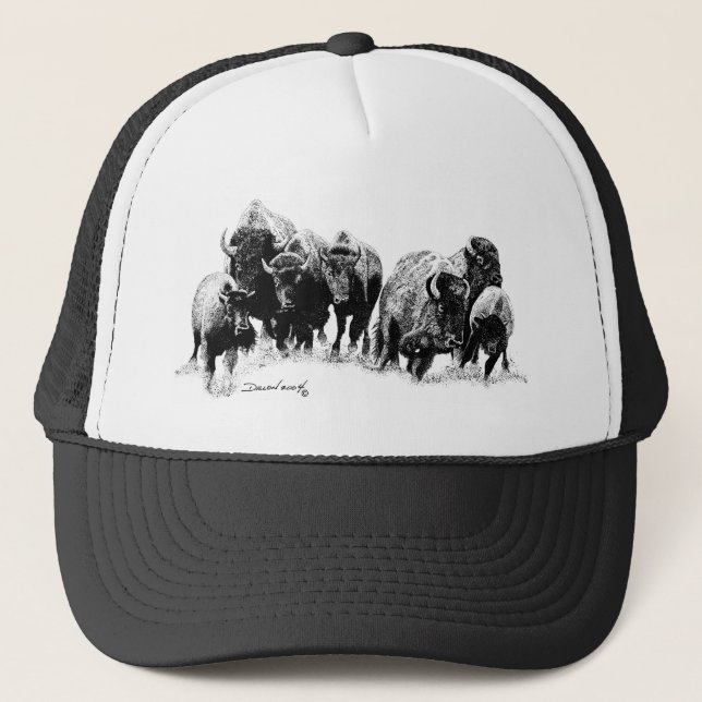 Buffalo Herd Trucker Hat (Front)