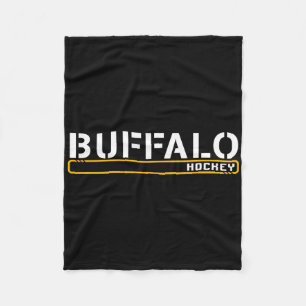 Buffalo Hockey Off Ice Training Fan Gear Fleece Blanket