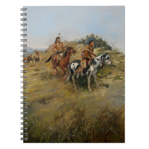 Buffalo Hunt, 1891 (oil on canvas) Notebook