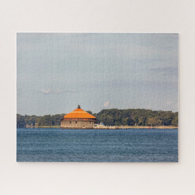 Buffalo Intake Crib Lighthouse Jigsaw Puzzle (Horizontal)