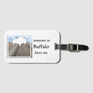 Buffalo Love 21 Luggage Tag