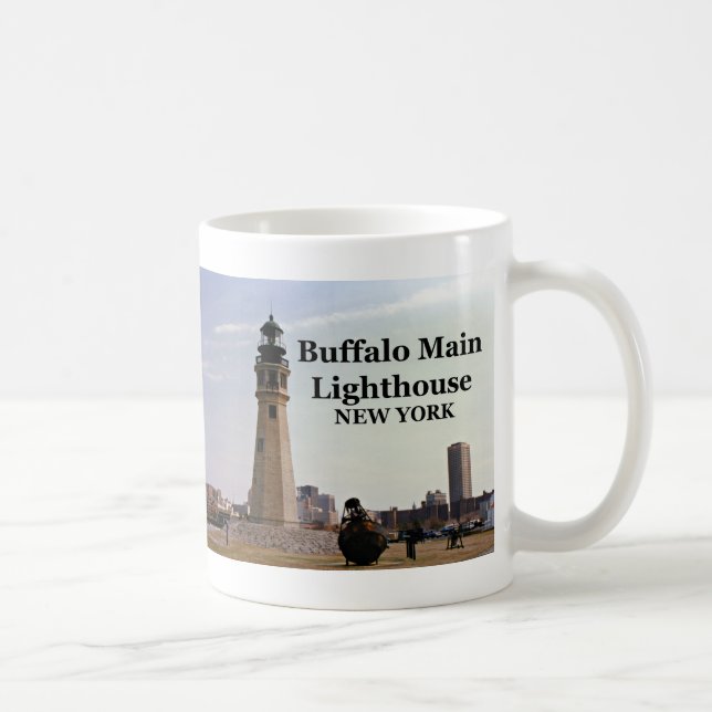Buffalo Main Lighthouse, New York Mug (Right)