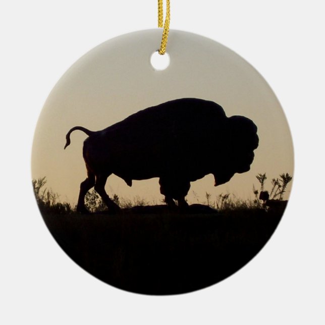 Buffalo Memorial Ornament (Front)