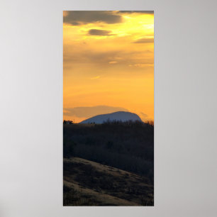 Buffalo Mountain at Sunset Poster