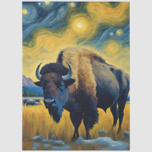 Buffalo Mountain Decoupage Tissue Paper